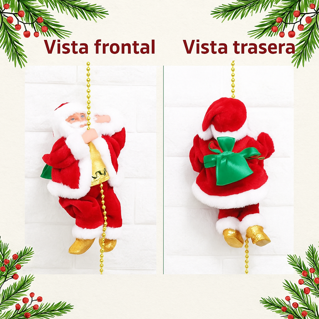 🎅Santa Clauss Escalador Electrico 🎅 Decoración Hogar