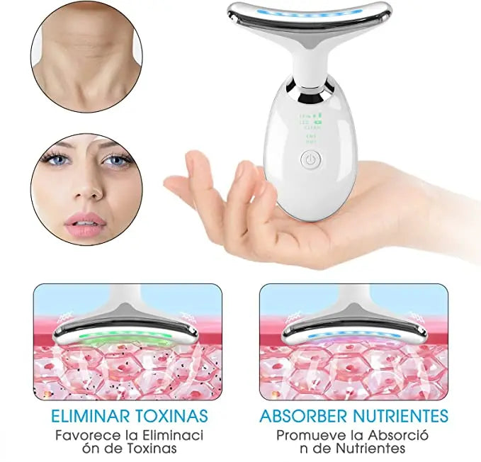MASAJEADOR REJUVENECEDOR CUELLO Y FACIAL ANTIARRUGAS