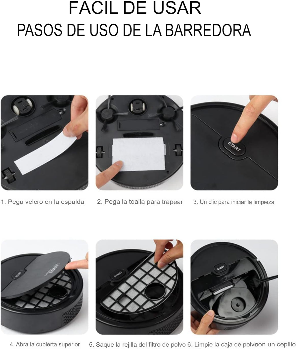 Aspiradora inteligente - solución para mantener tus espacios impecables sin esfuerzo