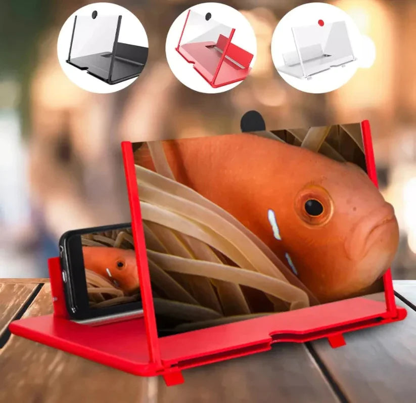 AMPLIMAX, AMPLIADOR DE PANTALLA LUPA SOPORTE PARA TELÉFONE