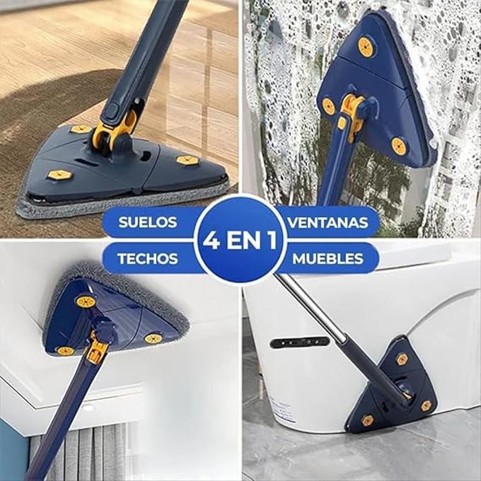 FREGONA DE LIMPIEZA 360º, Limpieza rápida y sin esfuerzo