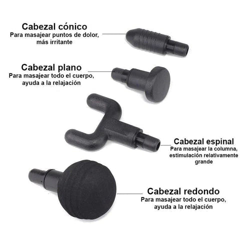 MASAJEADOR PORTATIL RECARGABLE - Reduce el dolor muscular
