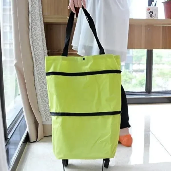 BOLSA PLEGABLE DE COMPRAS CON RUEDAS