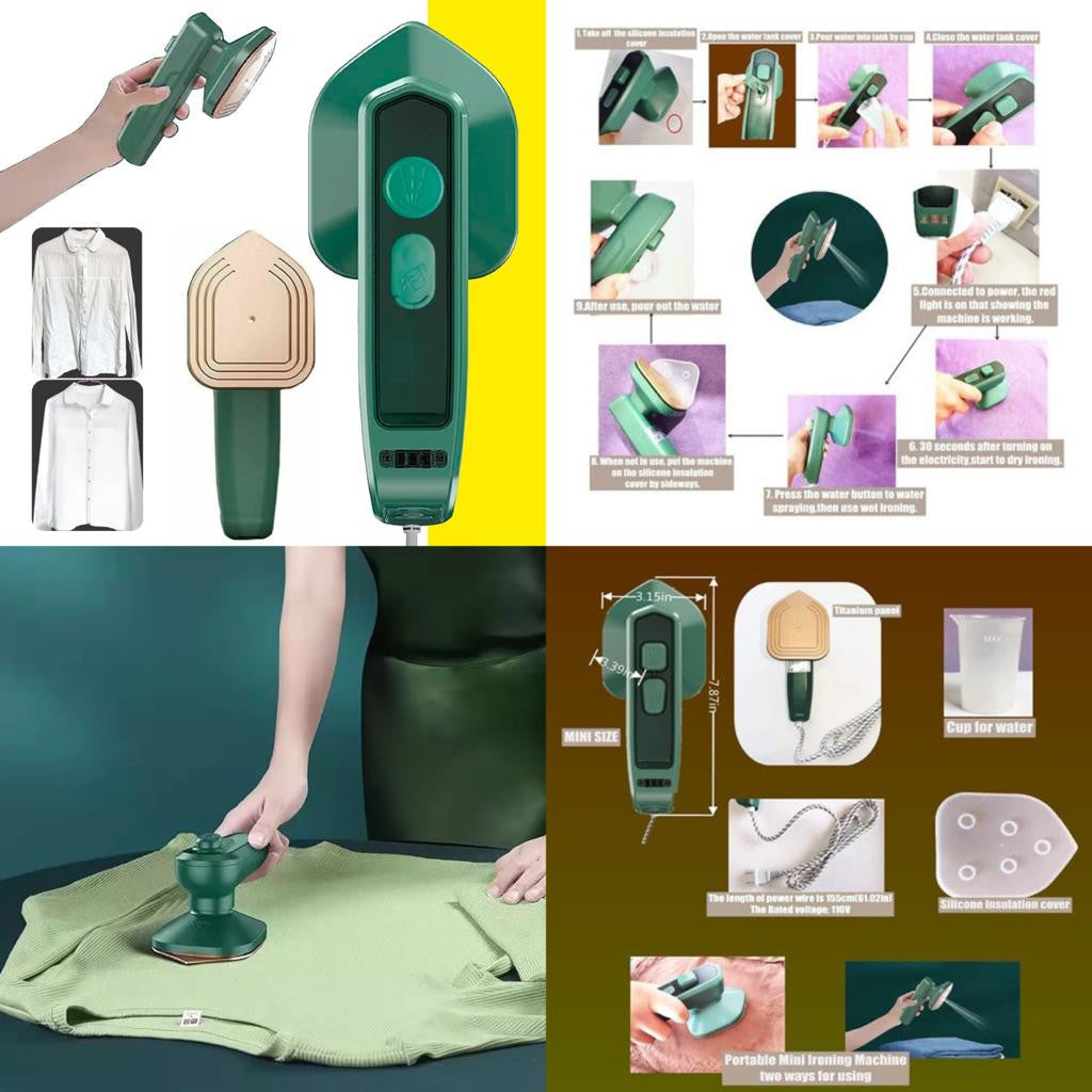 IRON TRAVEL™ MINI PLANCHA A VAPOR PARA ROPA