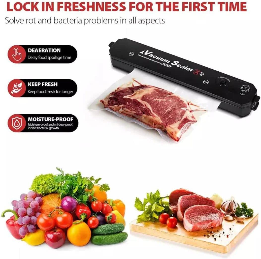 🌟 ¡Preserva la Frescura de tus Alimentos con Nuestro Sellador al Vacío Automático!🌟