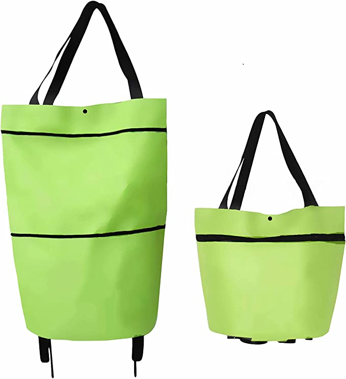 BOLSA PLEGABLE DE COMPRAS CON RUEDAS