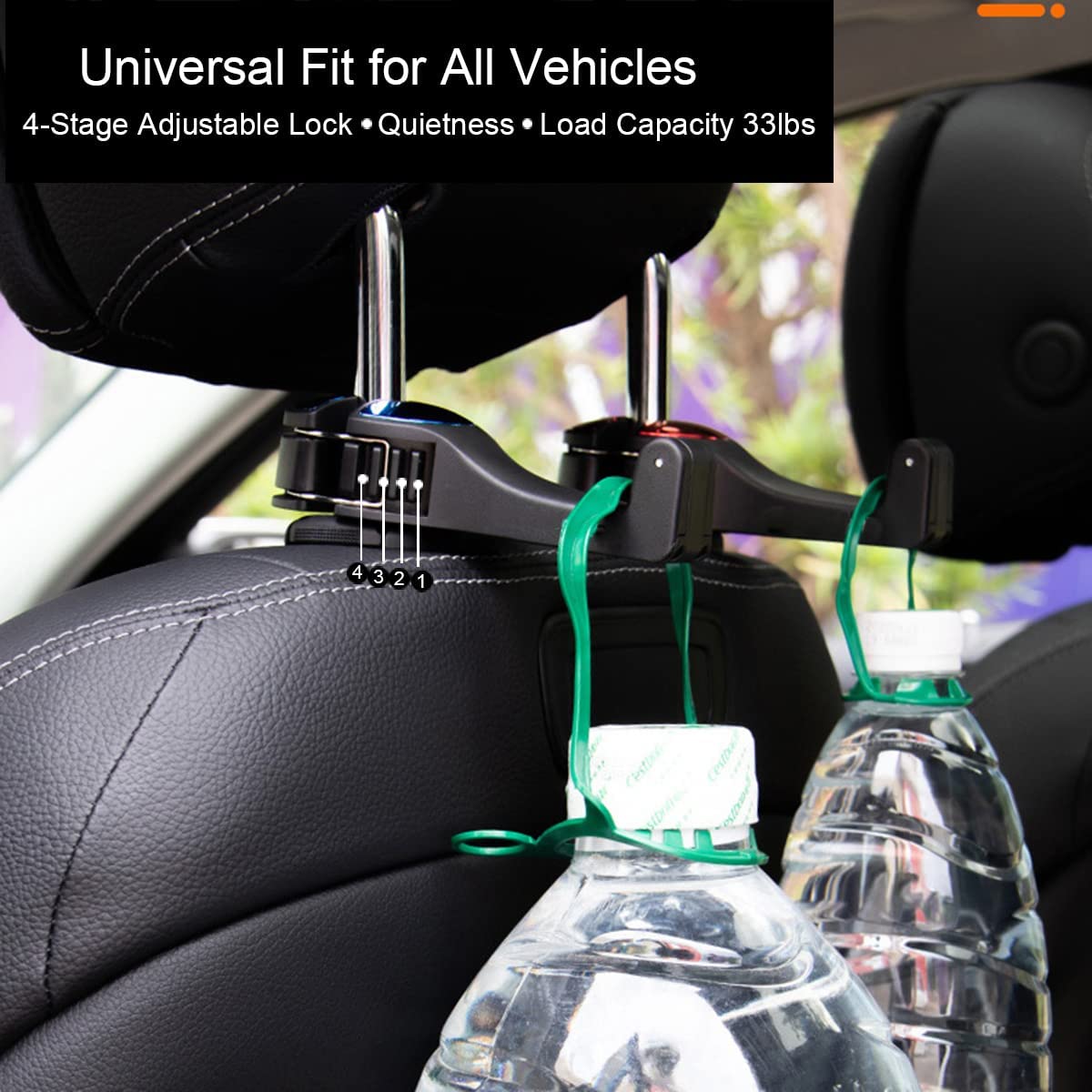 HOOKY ™ Gancho para carro multifuncional