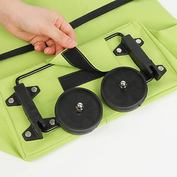 BOLSA PLEGABLE DE COMPRAS CON RUEDAS