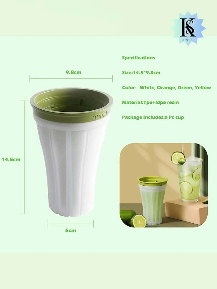 Vaso para Hacer Helados y Batidos Caseros Innovador 🍦🥤