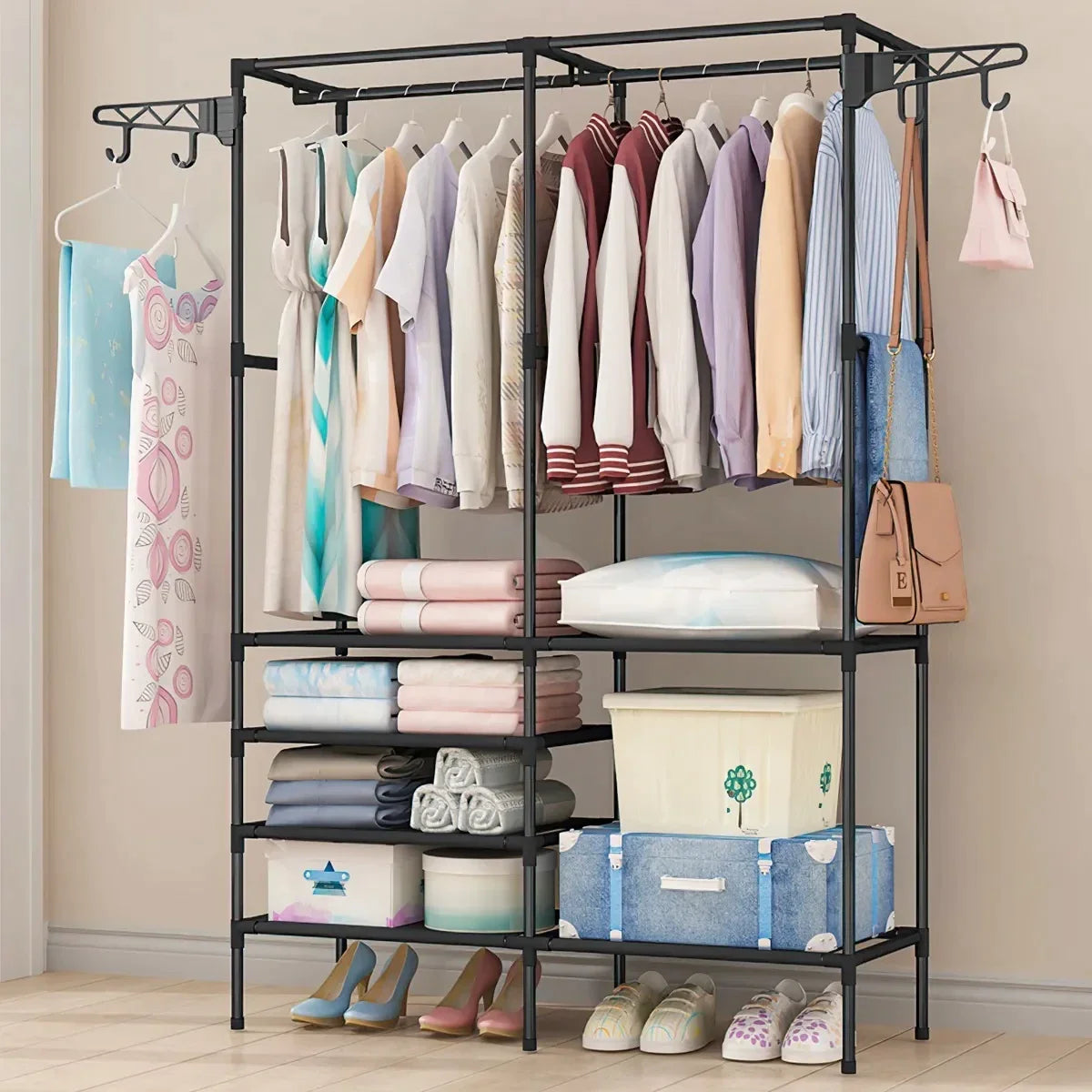 Estante Giratorio de Acero Inoxidable para Organización 🔄🧺