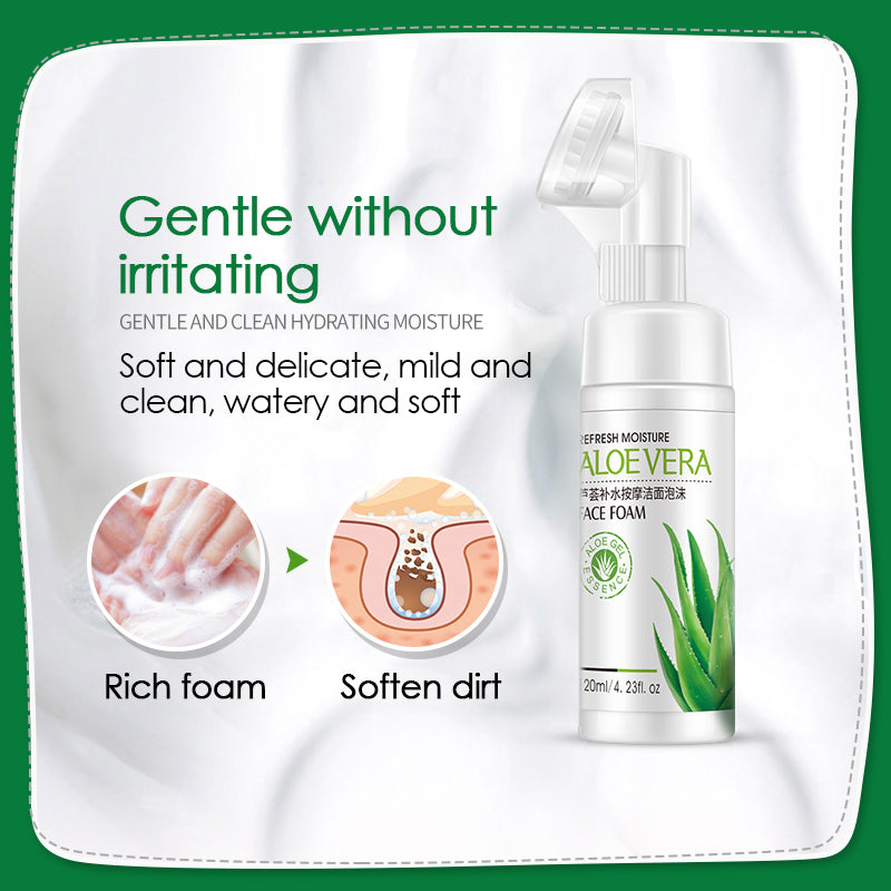 ALOE VERA - ESPUMA LIMPIADORA FACIAL
