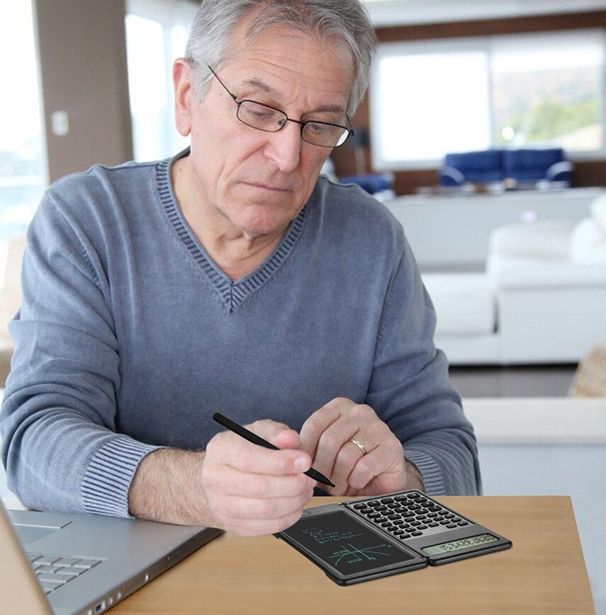 Calculadora plegable con Lápiz integrado