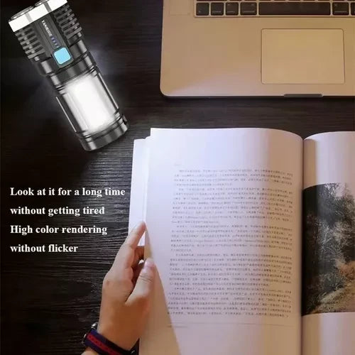 Linterna Mano Led mil lúmenes 4 nucleos