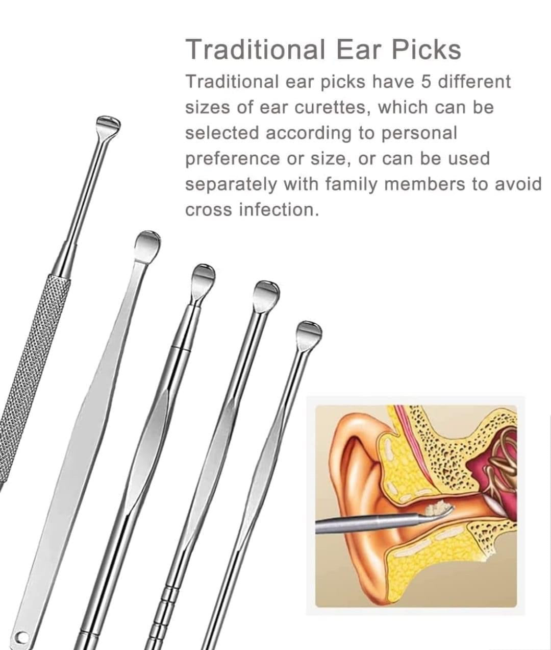 kit de oidos 6 piezas