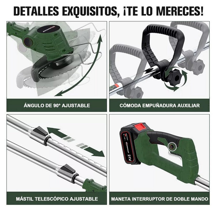 MAXCUT™ DESBROZADORA ELECTRICA 3 EN 1 - Mas ligera que nunca