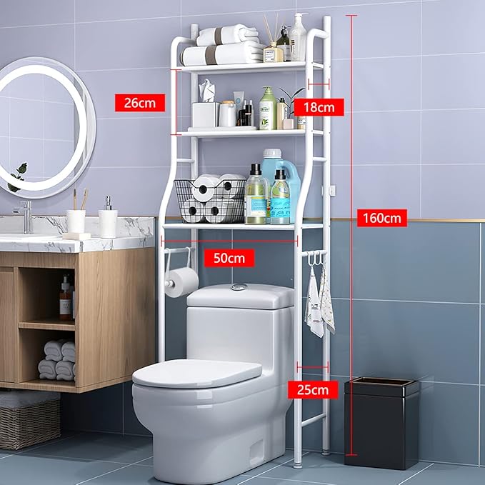Organizador de Baño 3 Niveles 🛁 Más Espacio en Segundos