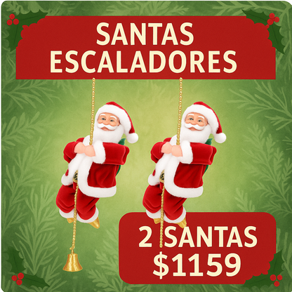 🎅Santa Clauss Escalador Electrico 🎅 Decoración Hogar