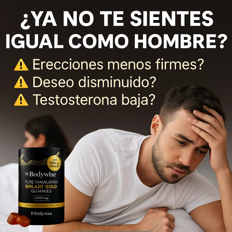 Suplemento Shilajit Gomas 60 Pcs 3000mg