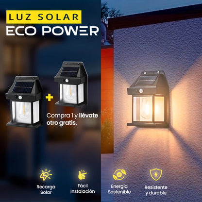 Luz Solar EcoPower, Practicidad y Ahorro en la factura de la luz