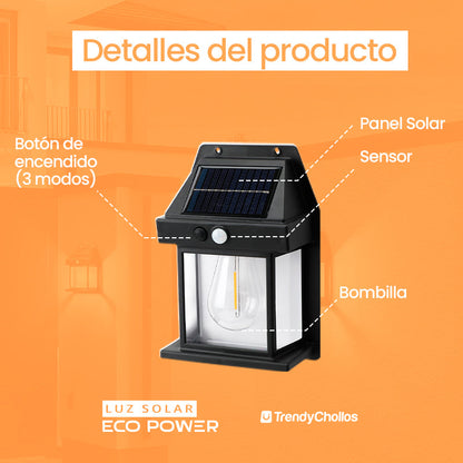 Luz Solar EcoPower, Practicidad y Ahorro en la factura de la luz