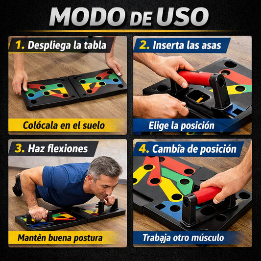 Tabla De Entrenamiento Maxx Push Up Sistema De Flexiones