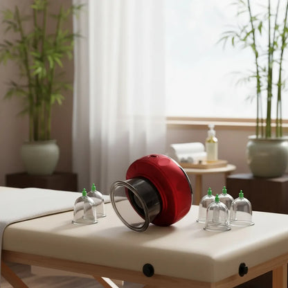 Ventosa Terapéutica Inteligente con Calor - Masaje y Recuperación Muscular