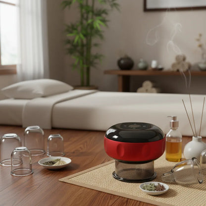 Ventosa Terapéutica Inteligente con Calor - Masaje y Recuperación Muscular