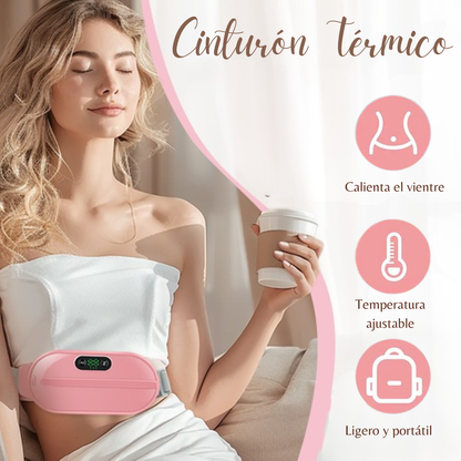 Cinturón Térmico Menstrual con Vibración - Alivio Natural de Cólicos