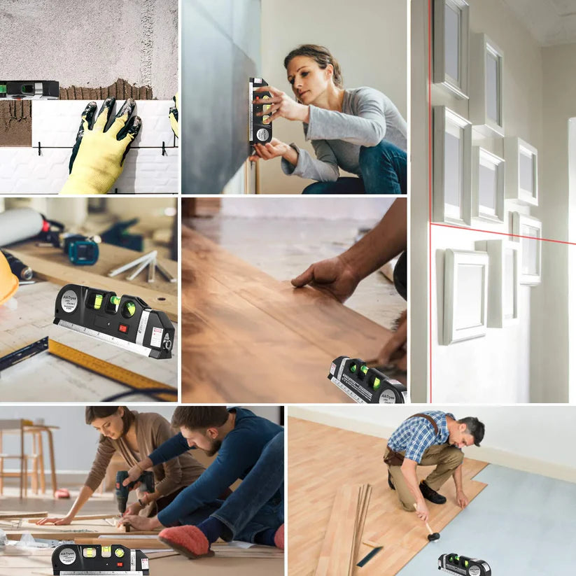 METRO NIVEL LASER MAX® 4 en 1, precisión y facilidad de uso