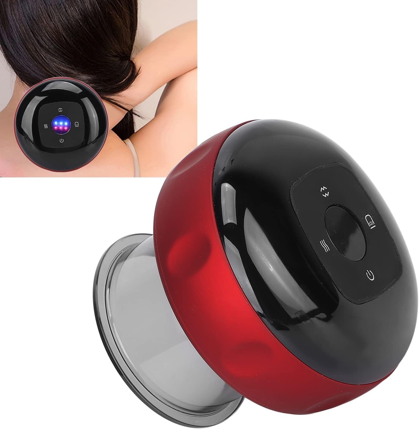 Ventosa Terapéutica Inteligente con Calor - Masaje y Recuperación Muscular