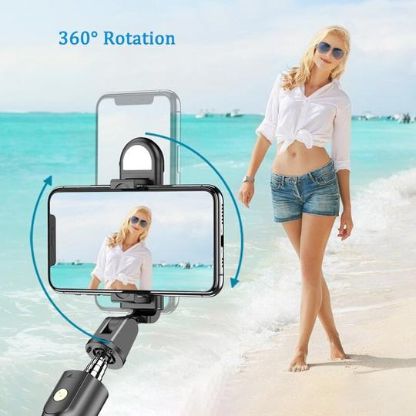 Monitor Selfie Bluetooth -X40H | Pantalla 2 Pulgadas, Batería 850mAh, Conexión WiFi/Bluetooth, Color Negro