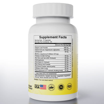 Suplemento Candida Cleanse – Equilibrio Intestinal Natural