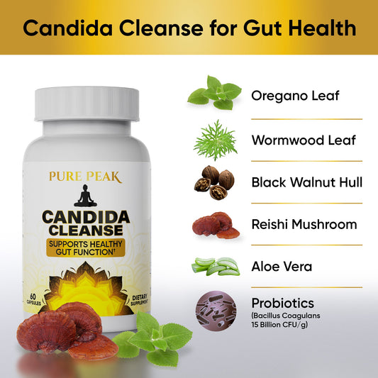 Suplemento Candida Cleanse – Equilibrio Intestinal Natural