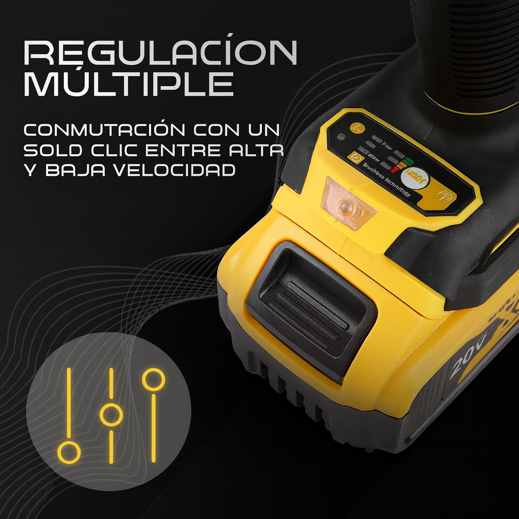 Maxx Taladro Desatornillador + 2 Baterias