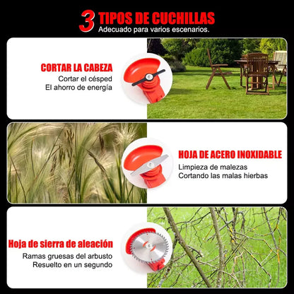 MAXCUT™ DESBROZADORA ELECTRICA 3 EN 1 - Mas ligera que nunca