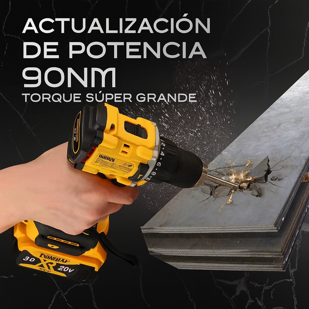 Maxx Taladro Desatornillador + 2 Baterias