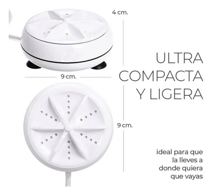 Mini Lavadora Portátil USB Turbina