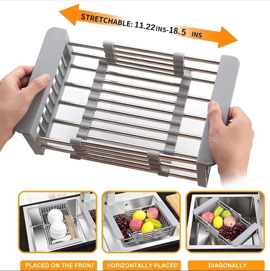 ESCURRIDOR TELESCOPICO ACEROINOXIDABLE