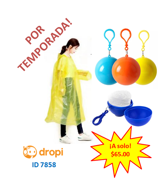 Impermeable Portátil de Llavero