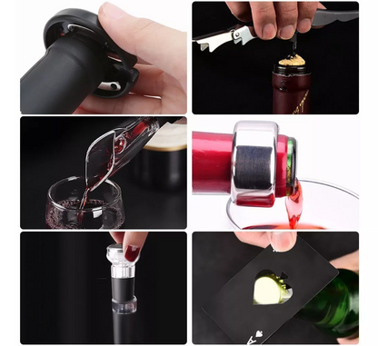 Kit Destapador de Vinos Premium Electrónico