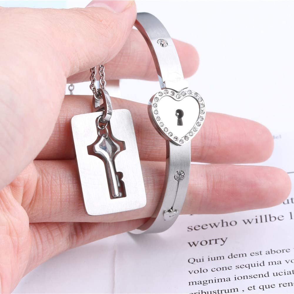 Foriero™ Pulsera Llave del Corazón con Collar