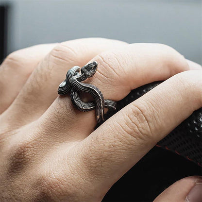 Anillo de Serpiente de paladio