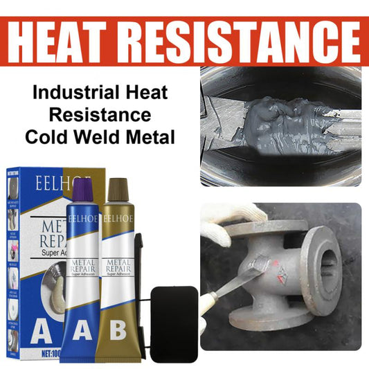 Pasta ultra resistente para reparar metal