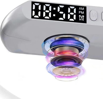 BOCINA LAMPARA CARGADOR RELOJ RGB