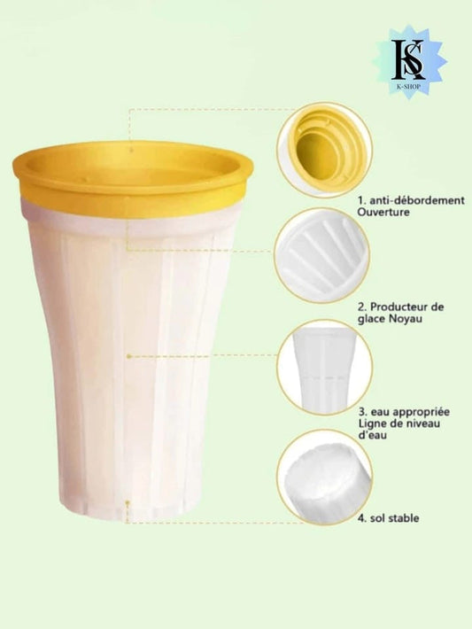 Vaso para Hacer Helados y Batidos Caseros Innovador 🍦🥤